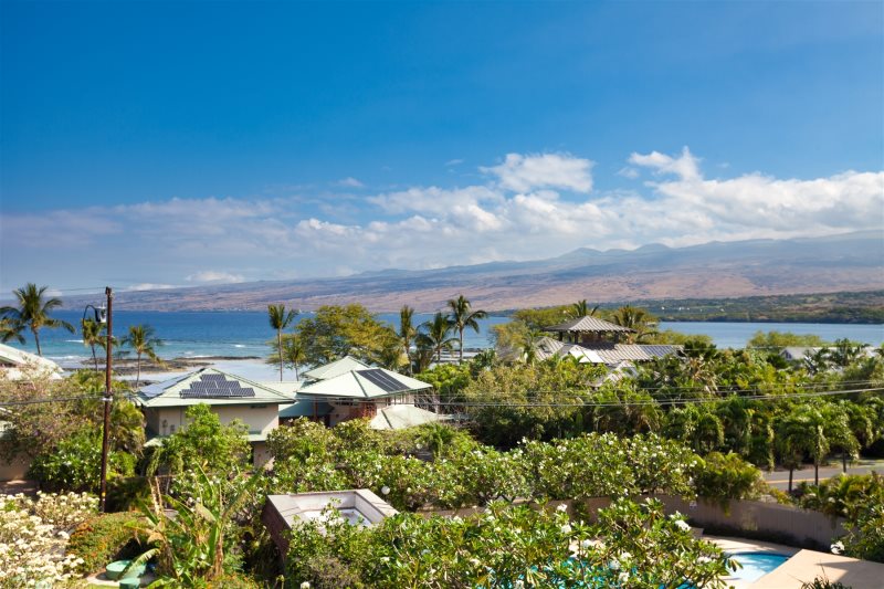 aerial shot of puako