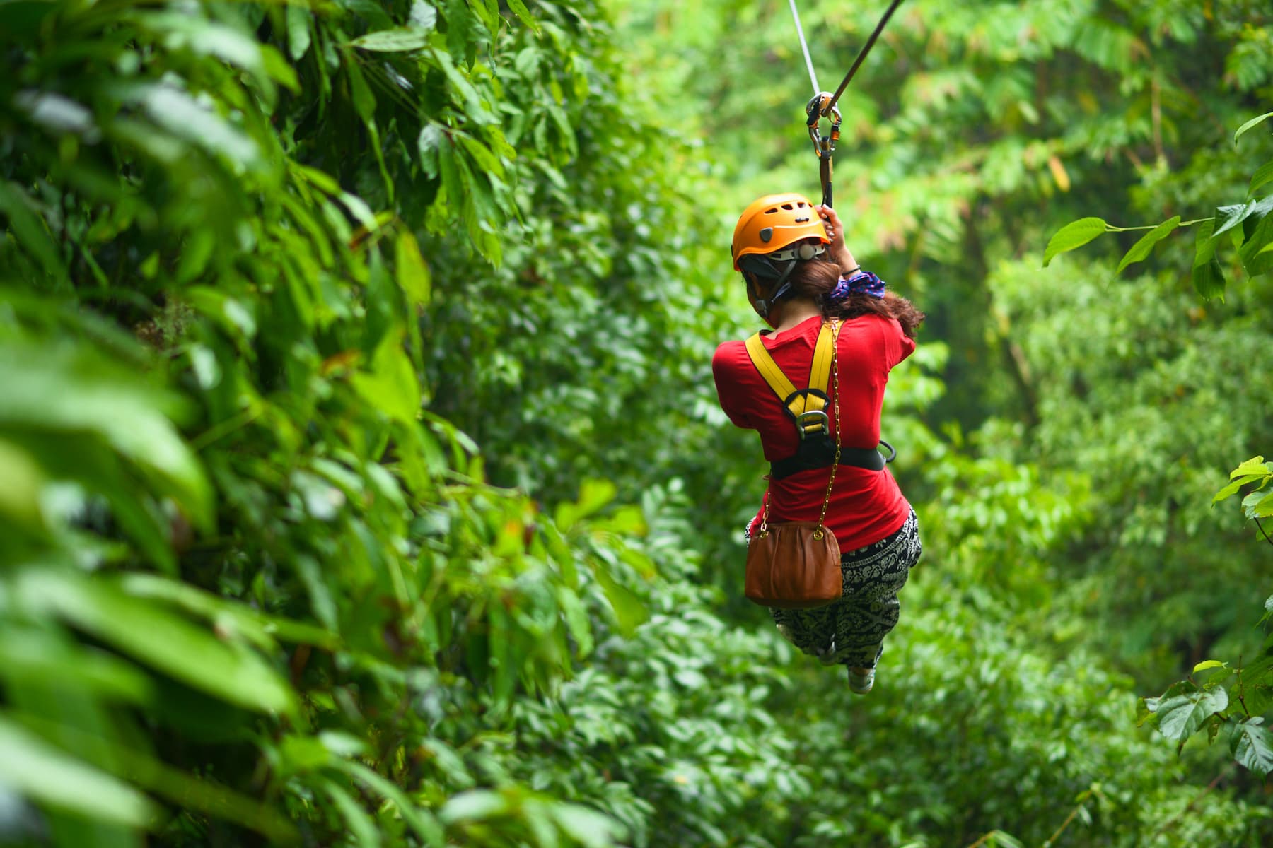 ziplining